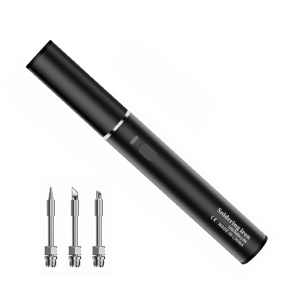 USB Soldering Iron 5V 8W Lithium Battery Portable Repair Welding Qme U3