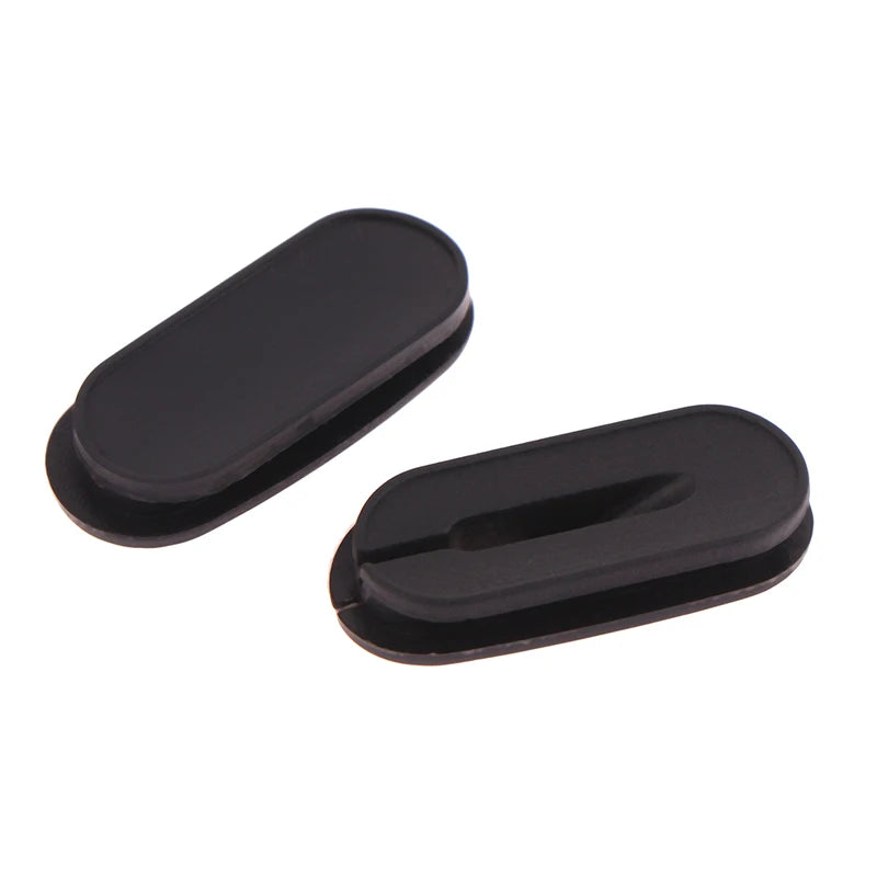 2Pcs Bicycle Derailleur Plug Carbon Frame Brake Cable Stop Rubber Di2 Cable Plug Oval Hole Rubber Stopper. Qme