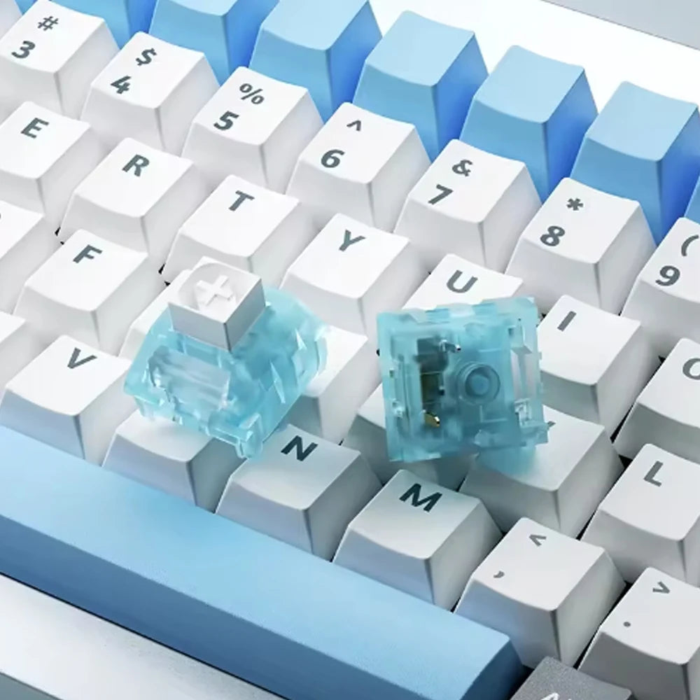 Kailh&Chosfox Arctic Fox Box Switch Gaming Computer Mechanical Keyboard HMX Switch 5 Pins Hot Swap RGB Tactile Clicky Switches Qme
