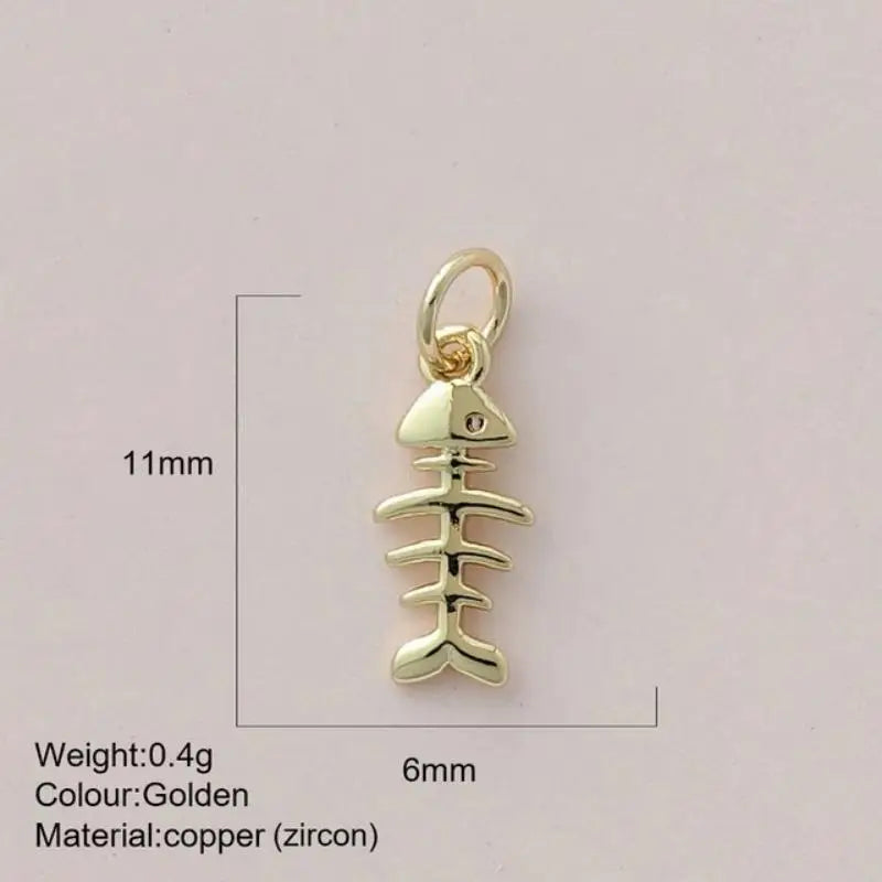 Fashion Cute Colored Enamel Fish Charms For Jewelry Making Supplies Bohemian Animal DIY Earring Bracelet Necklace Accessories Qme A26
