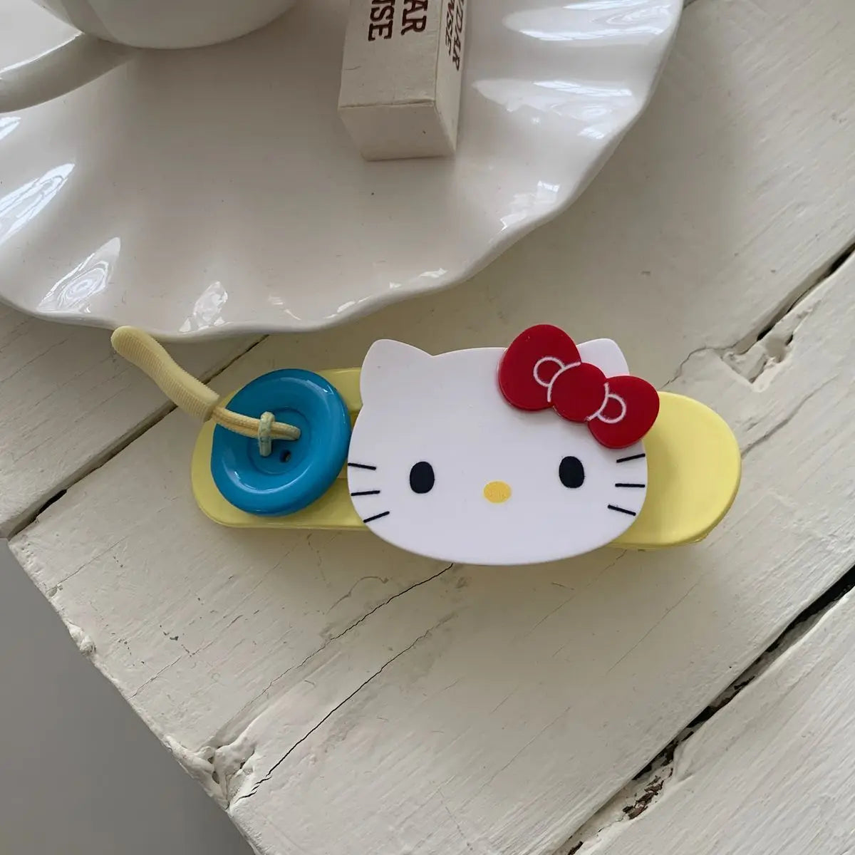 Hello Kitty Cartoon-Style Fashion Hair Clips Luxurious Twisted Hair Clips Updo Clips Versatile Hair Accessories Qme 1