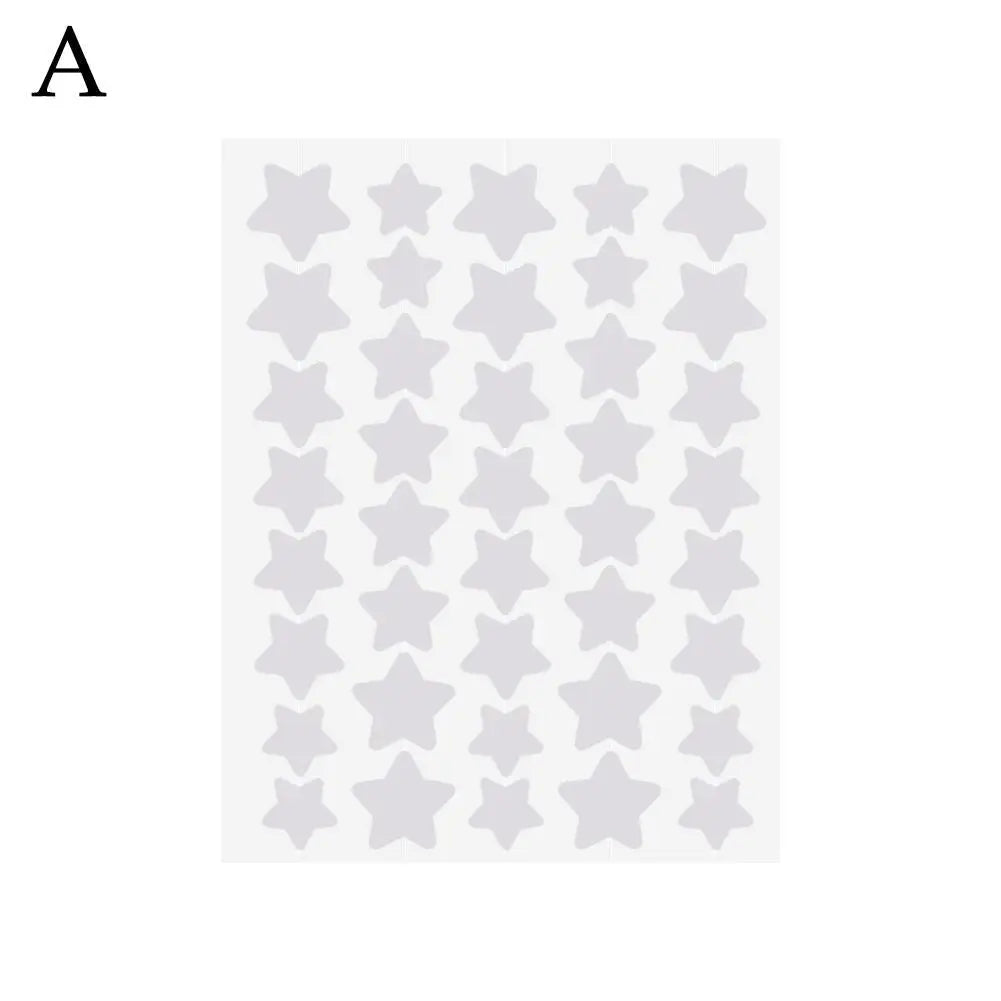 40 Counts Star Pimple Patches Face Invisible Concealer Waterproof Qme white