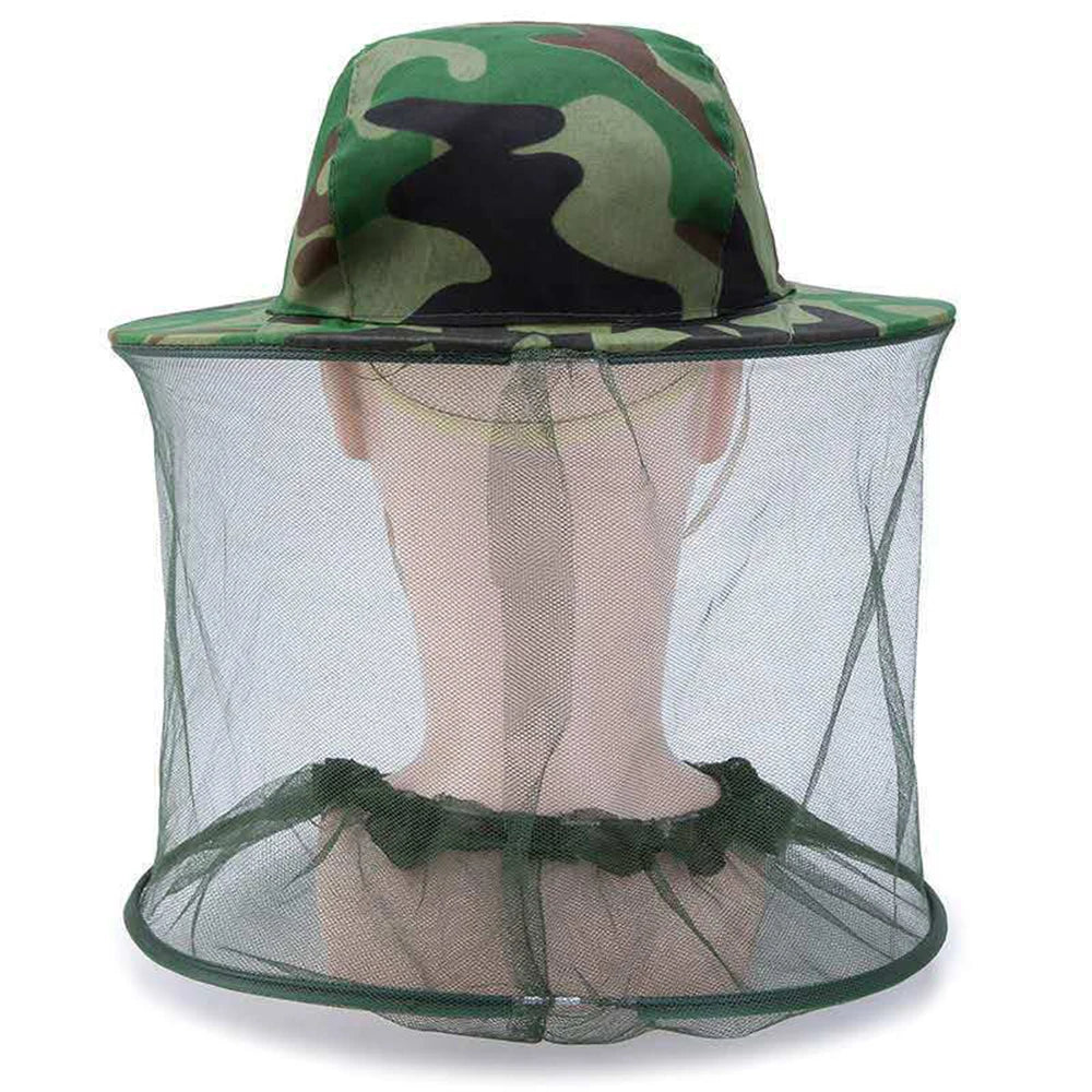 Garden Outdoor Night Fishing Sun Caps Insect Repellent Mosquito Caps Net Men'S And Women'S Bee Caps Breathable Sunshade Masks Qme