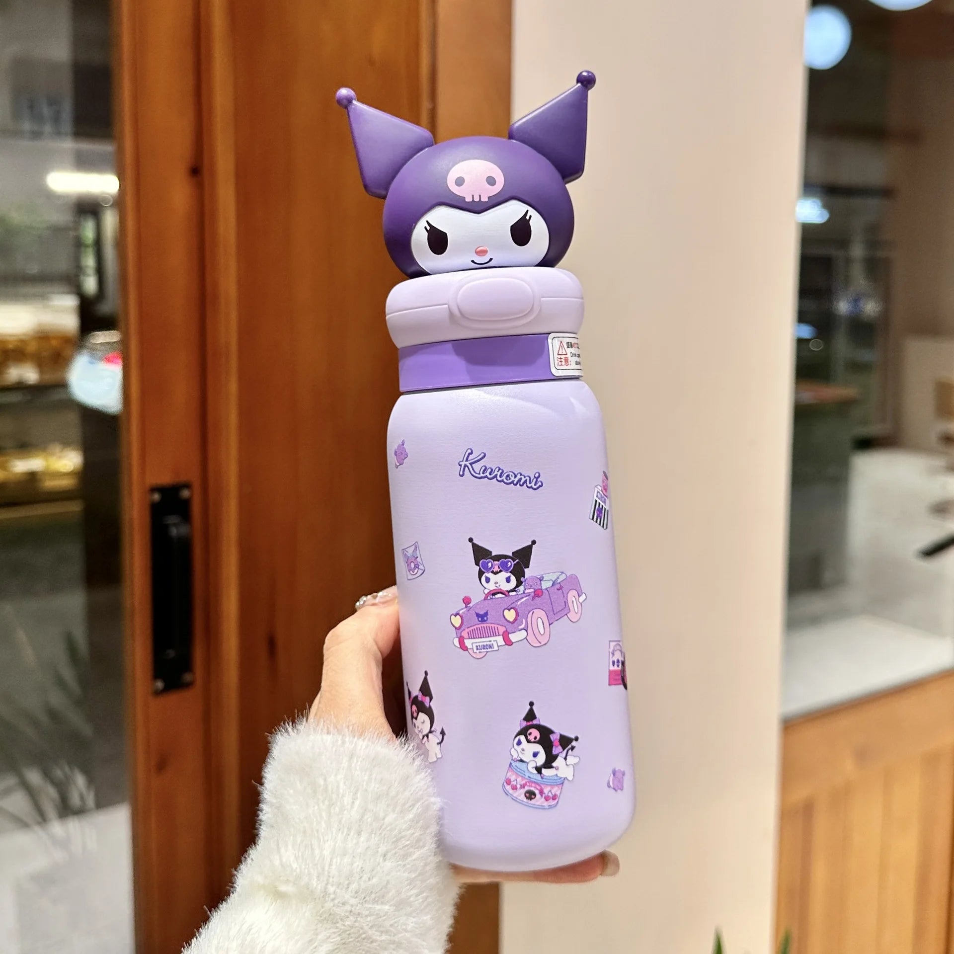 Clownee Cartoon Insulated Water Bottle Designed for Students 316 Stainless Steel Double-Walled Water Bottle Qme 5