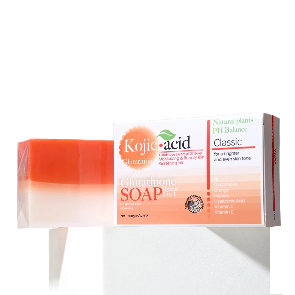 HZ Turmeric Kojic Acid Glutathione Essential Oil Cleansing Soap Deep Qme 100G HZ QG