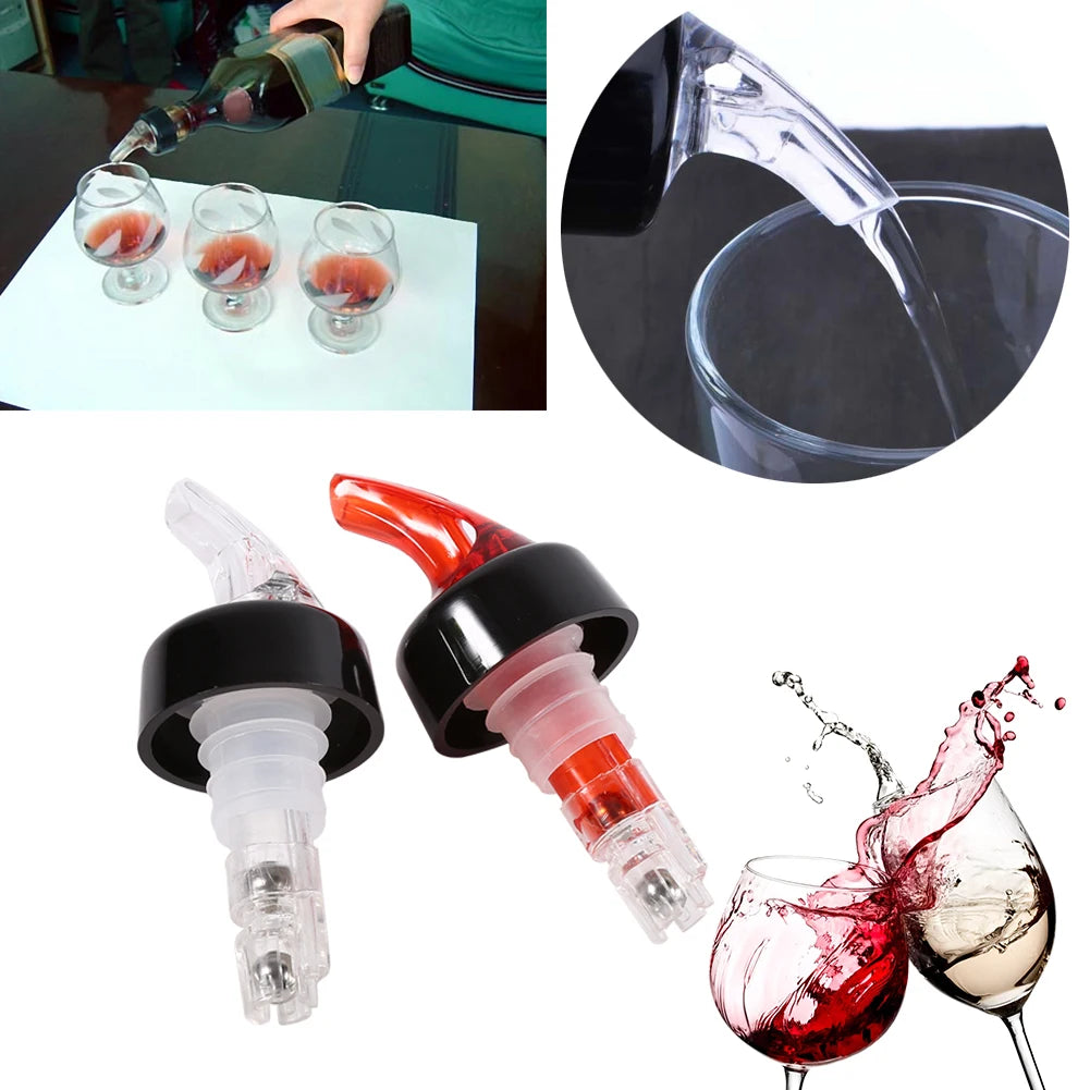 15mL Bottle Pourer Liquor Dispenser Quick Measure Wine Pour Spout for Bar Cocktail Beverage Tools Cocktail Liqour Pourer Qme