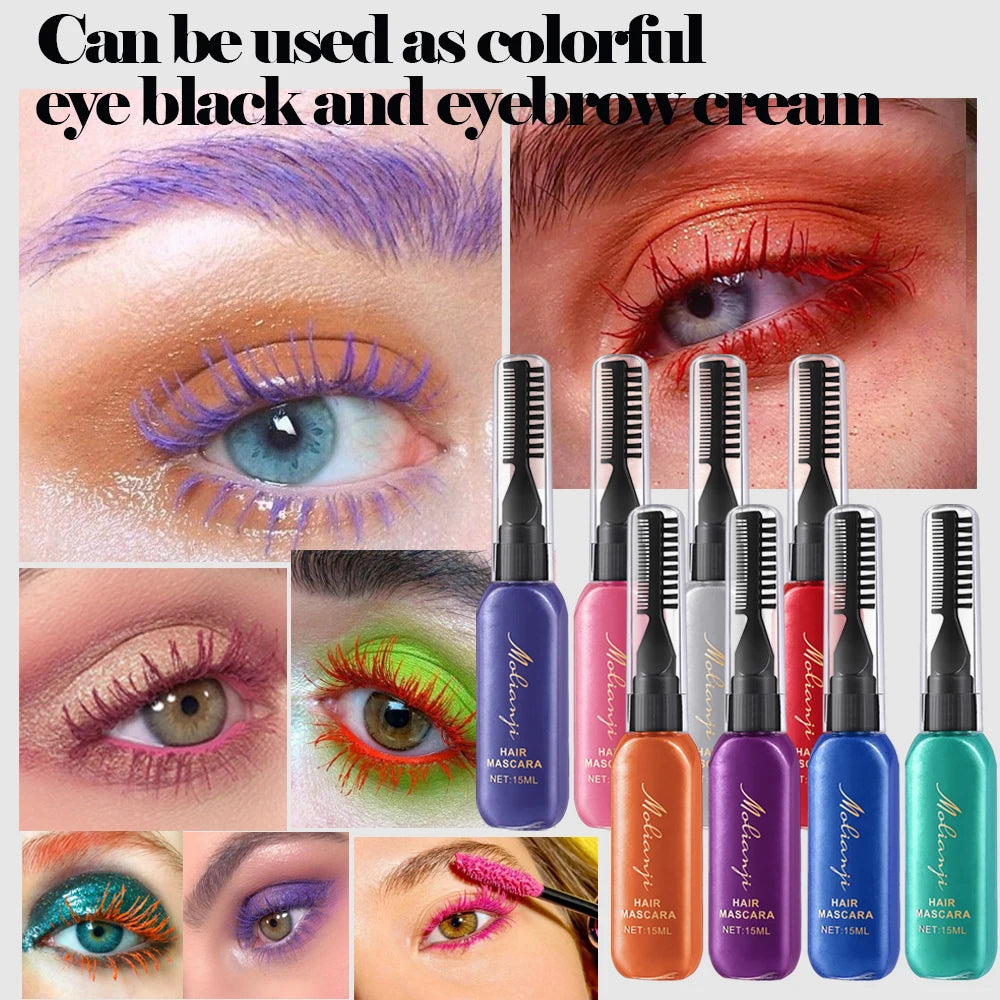 Multi Colored Hair Dye Long-lasting Fixing Suitable Eyelashes Qme