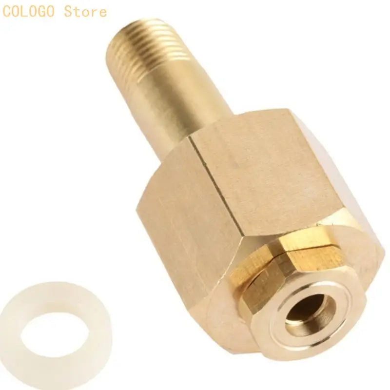 Professional CGA 320 NPT1 4 Gas Cylinder Adapters Gaskets Regulator Qme