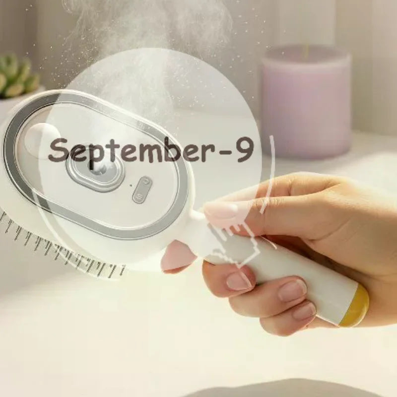1 Vibration Scalp Massage Comb Hair Care Spray Head Massager Portable Qme