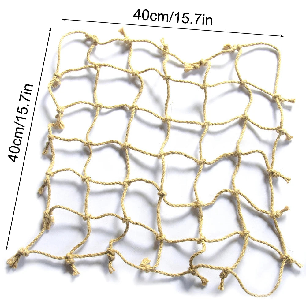 Bird Toy Parrot Rope Climbing Net Bird Supplies Gnawing Toy Parrot Adventure Adventure Toy Qme