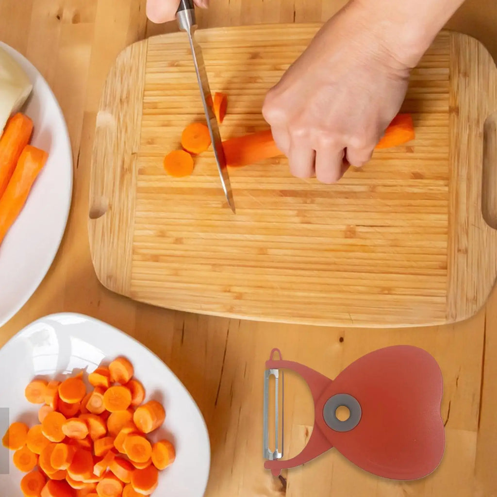 Carrot Peeler Handheld Peeling Tool Fruit Non-slip Handle Vegetables Qme