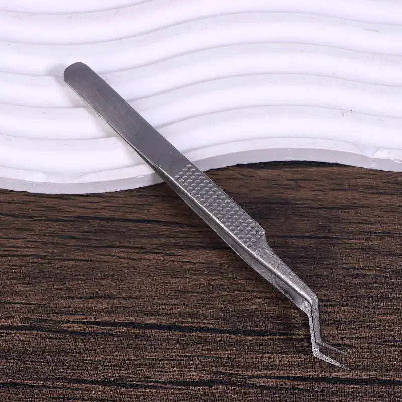 Aax-17 Tin Positioning Tweezers Precise Clamping Wire Non-slip Qme