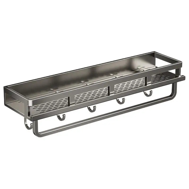 Kitchen Storage Basket Toilet Accessories Bathroom Aluminum Wall Qme