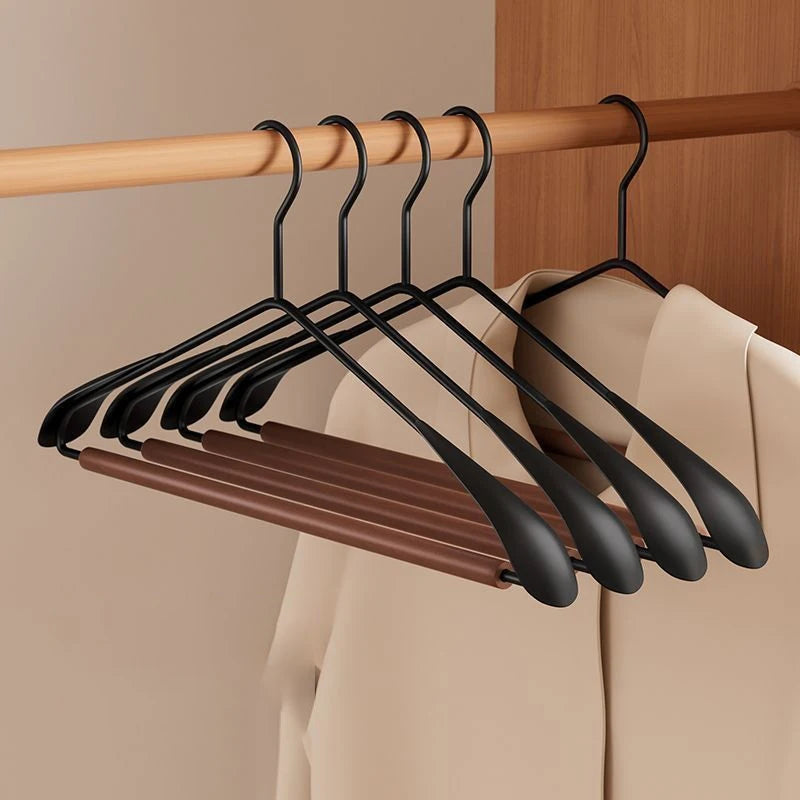 Iron Suit Hanger Seamless Non-slip Paint Metal Home Hotel Dry Wet Qme Default Title