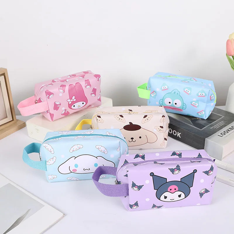 Japanese Sanrio Kuromi Cinnamoroll Cosmetic Bag Portable Travel Qme
