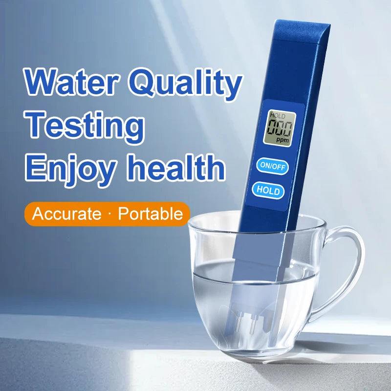 Portable TDS Water Tester Pen 0-999ppm Alloy Probe Detector LCD Qme