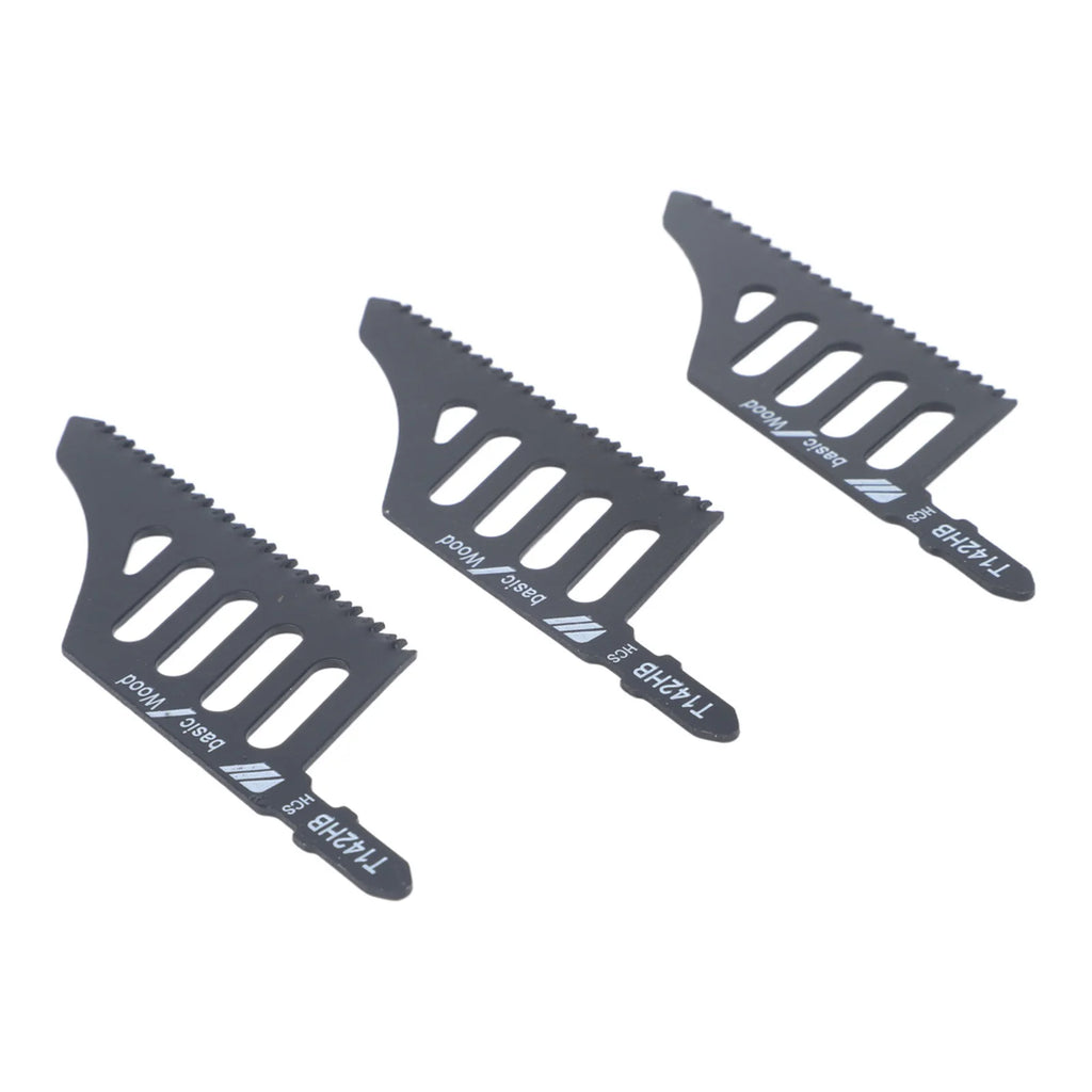 1/3pc T142HB Curve Jigsaw Blade T Shank Flush Cutting Sawwood Blade Irregular Curve Saw Blade Hardwood Plywood Cutting Tool Qme 3pcs