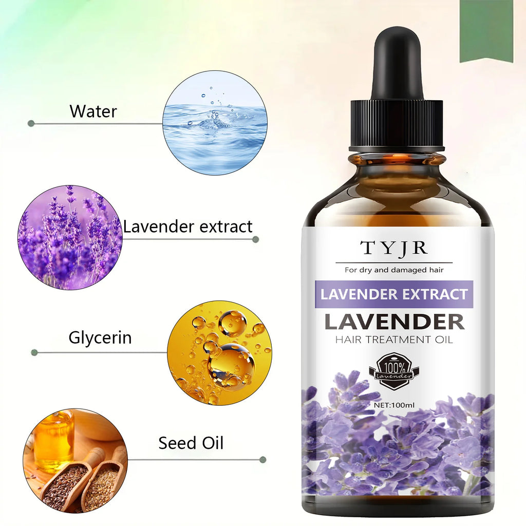 Lavender essential oil for skin care, massage, shower, diffuser relaxing essential oil for face, body, nails, hair, eyelashes Qme