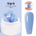 Solid Nail Extension Gel Non Stick Hand Phototherapy UV Quick Qme Blue