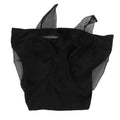 Breathable Horse Fly Mask Mesh Face Cover with Ear Protection Elastic Fit Riding Equestrian Gear for Horse Eye Insect Shield Qme black