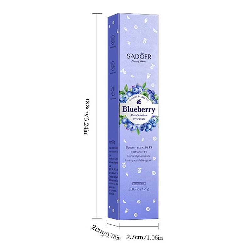 Blueberry Eye Cream Moisturizing Water Locking Firming Skin Care Qme