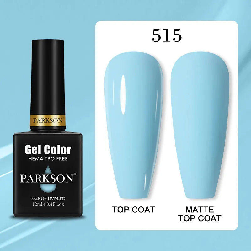 Parkson Colorful Nail Gel Polish Lacquer Soak Off UV LED Long Lasting