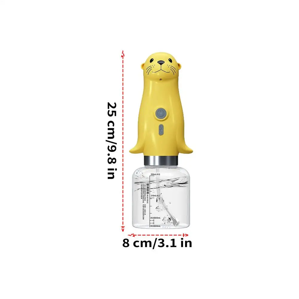 Dog Shampoo Sprayer Automatic Rechargeable Pet Supplies Cat Soap Qme Yellow China Mainland