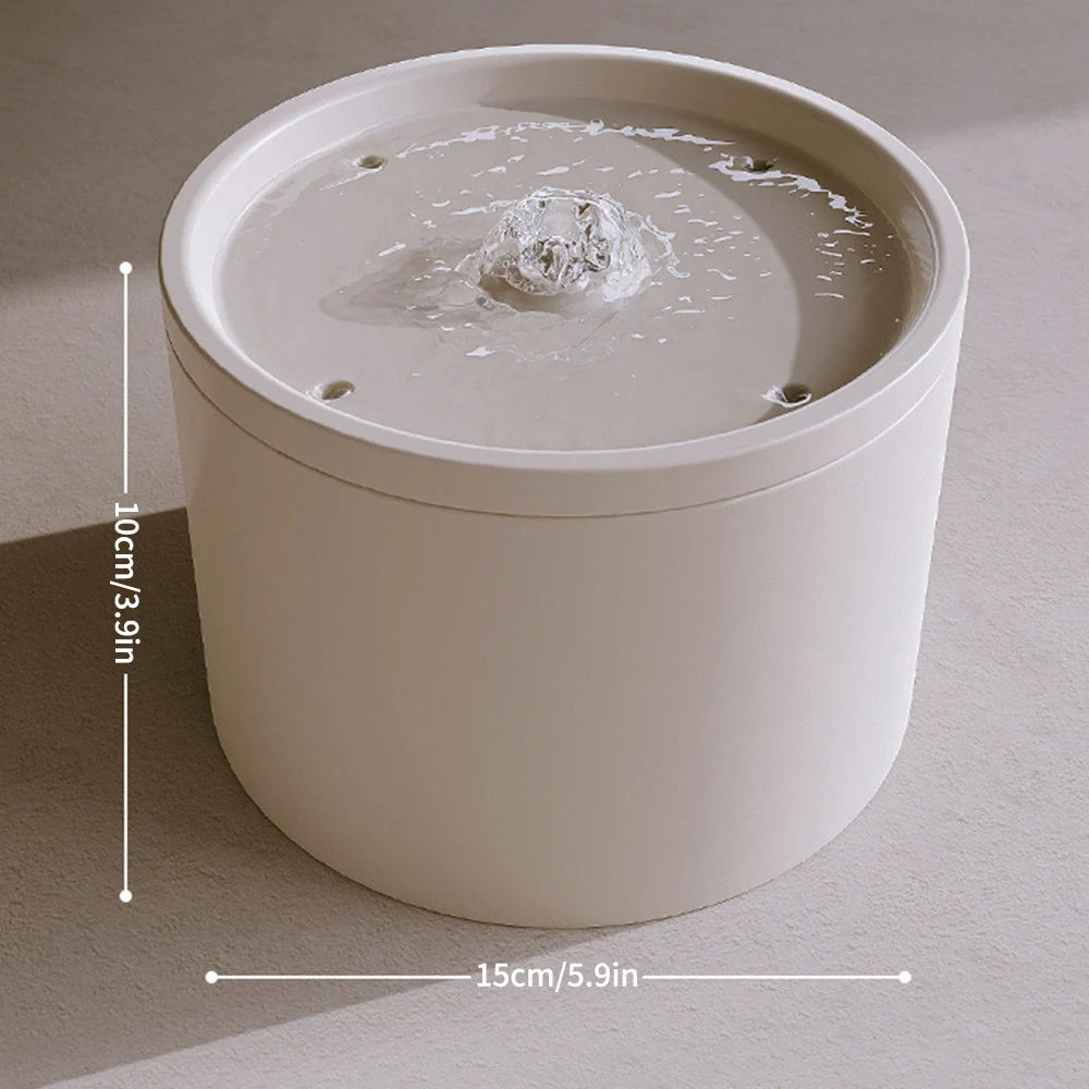Cat Automatic Water Dispenser, Pet Ceramic Bowl, Dog Bowl Water Dispenser, Circulation And Flow Water Dispenser Qme