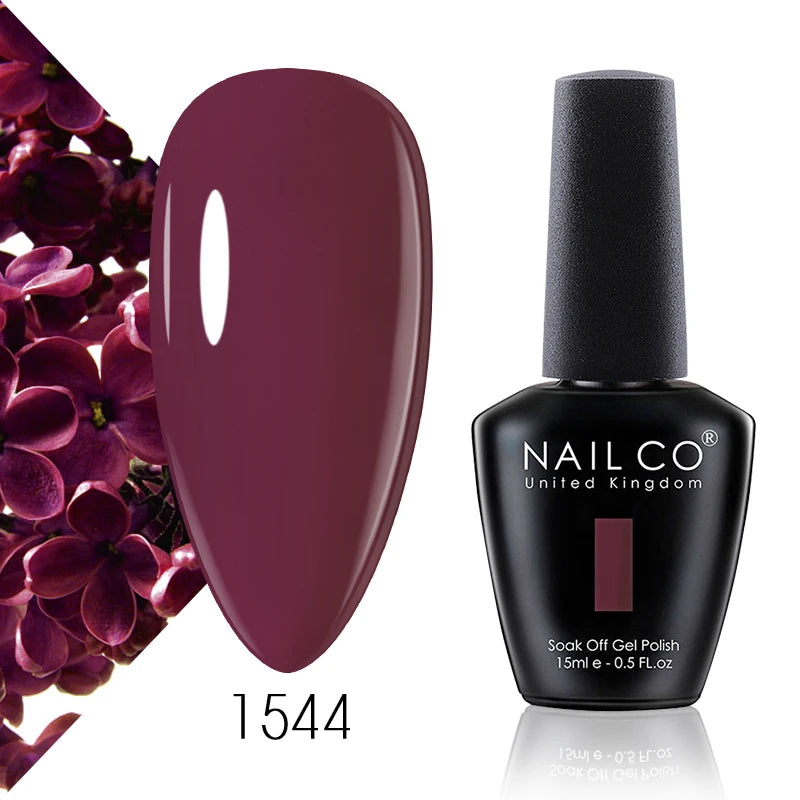 NAILCO 131 Colors Nail Gel Polish Off LED Semi Permanant Art Hybrid
