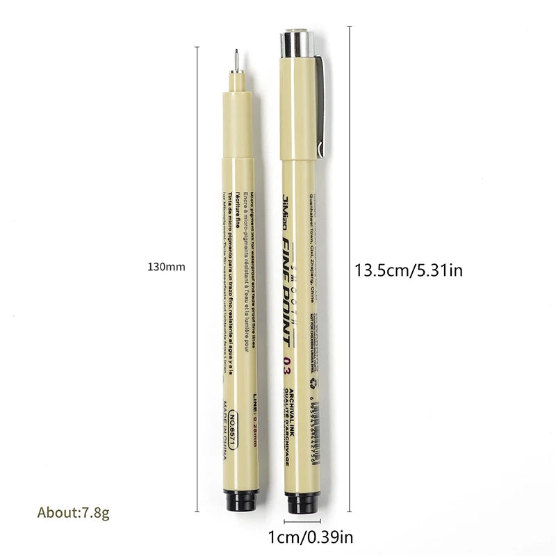 Waterproof Nail Art Graffiti Line Pen Gel Painting Wire Drawing Qme