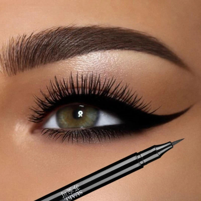 5-piece Smooth Liquid Eyeliners Waterproof Long-lasting Makeup Black Qme