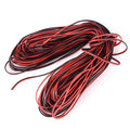 2Pin 10m Cars Motorcycle Electric Wire Cable Red/Black Connector For Led Light Qme 1set