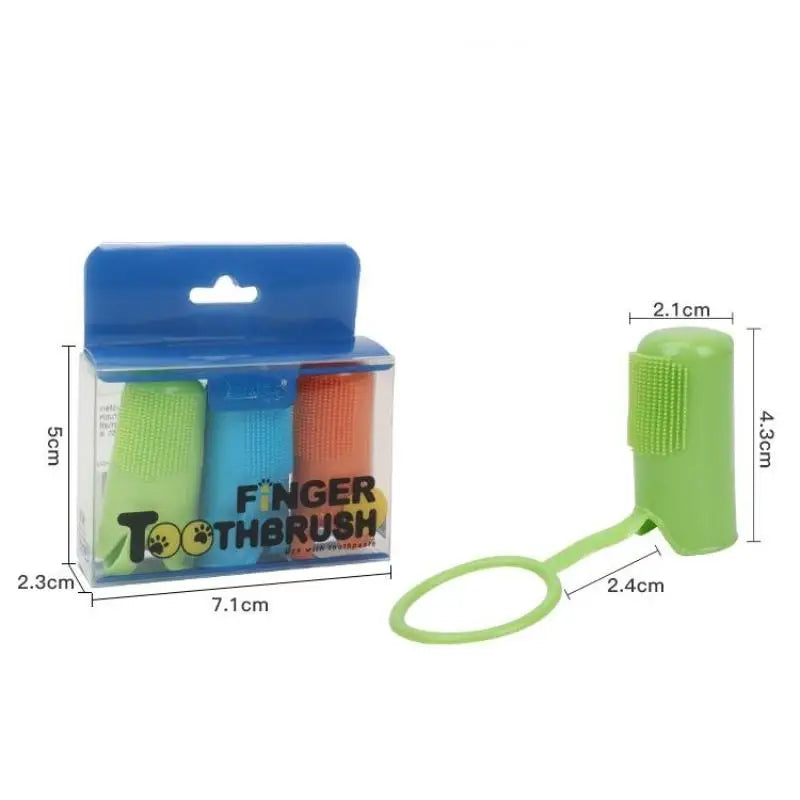 Easy Use Daily Dental Care Brushing Oral Cleaning Tools Pet Finger Qme Default Title