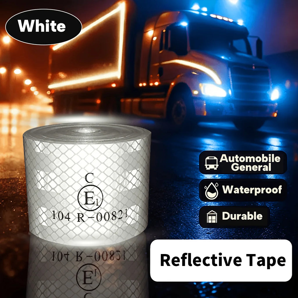Waterproof Reflective Tape 104R Conspicuous Safety Warning Sheet for Construction Sites Qme