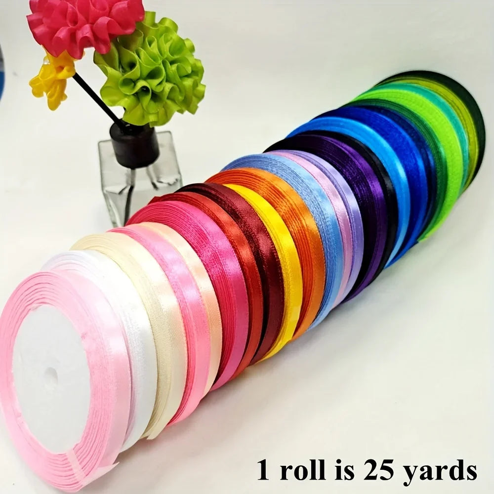 Lace ribbon - Smooth surface - Suitable for wedding decorations, gift packaging, hair bun bows, birthday party decorations Qme