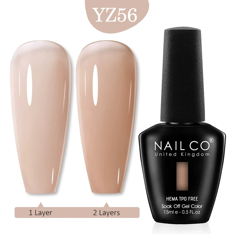 NAILCO Glitter Reflective Series Gel Nail Polish Nails Art Semi Qme