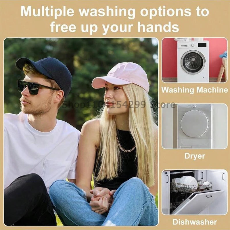 Hat Washer Portable Multifunctional Baseball Cap Cleaner Washing Hat Cage Protector Hat Shaper for Washing Machine Organizer Qme