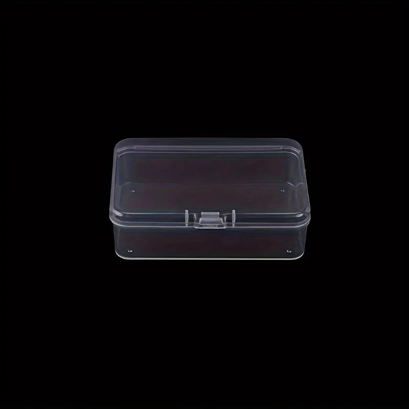 3pcs Plastic Transparent Storage Box, Storage Box For Small Items, Beads, Pearls, Jewelry, Handicrafts, Rubber Band, Hair Clip Qme