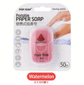 Quick-dissolving Soap Paper Portable Plant Extract Mild Qme Watermelon