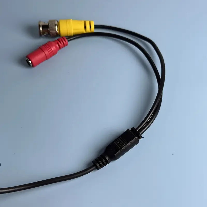 15M BNC+DC Connector 2 in 1 BNC CCTV Cable coaxial Video Power AHD Cameras Cable for DVR System Qme