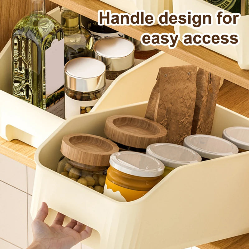 Multi-purpose Home Storage Box Plastic Sundries Kitchen Basket Qme