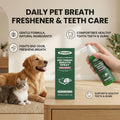 Kriath Pet Fresh Breath Oral Spray Removing Plaque Buildup Eliminate Bad Odor Relieve Oral Discomfort Pet Teeth & Gum Care Mist Qme Default Title