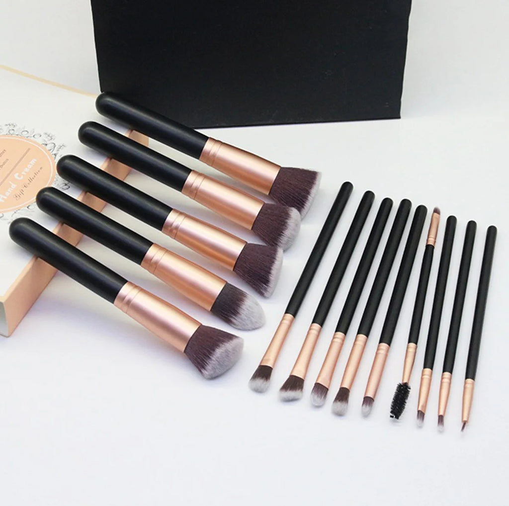 Makeup Brushes Soft Fluffy Foundation Blush Eyeshadow Blending Female Qme
