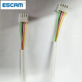 ESCAM Door cable 5M 2.54*4P 4 wire cable for video intercom Color Video Door Phone doorbell wired Intercom connection cable Qme Default Title