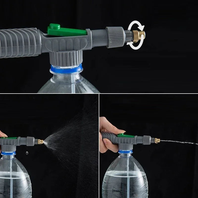Gardening Watering Sprayer Beverage Bottle Can Pressure Small Manual Qme