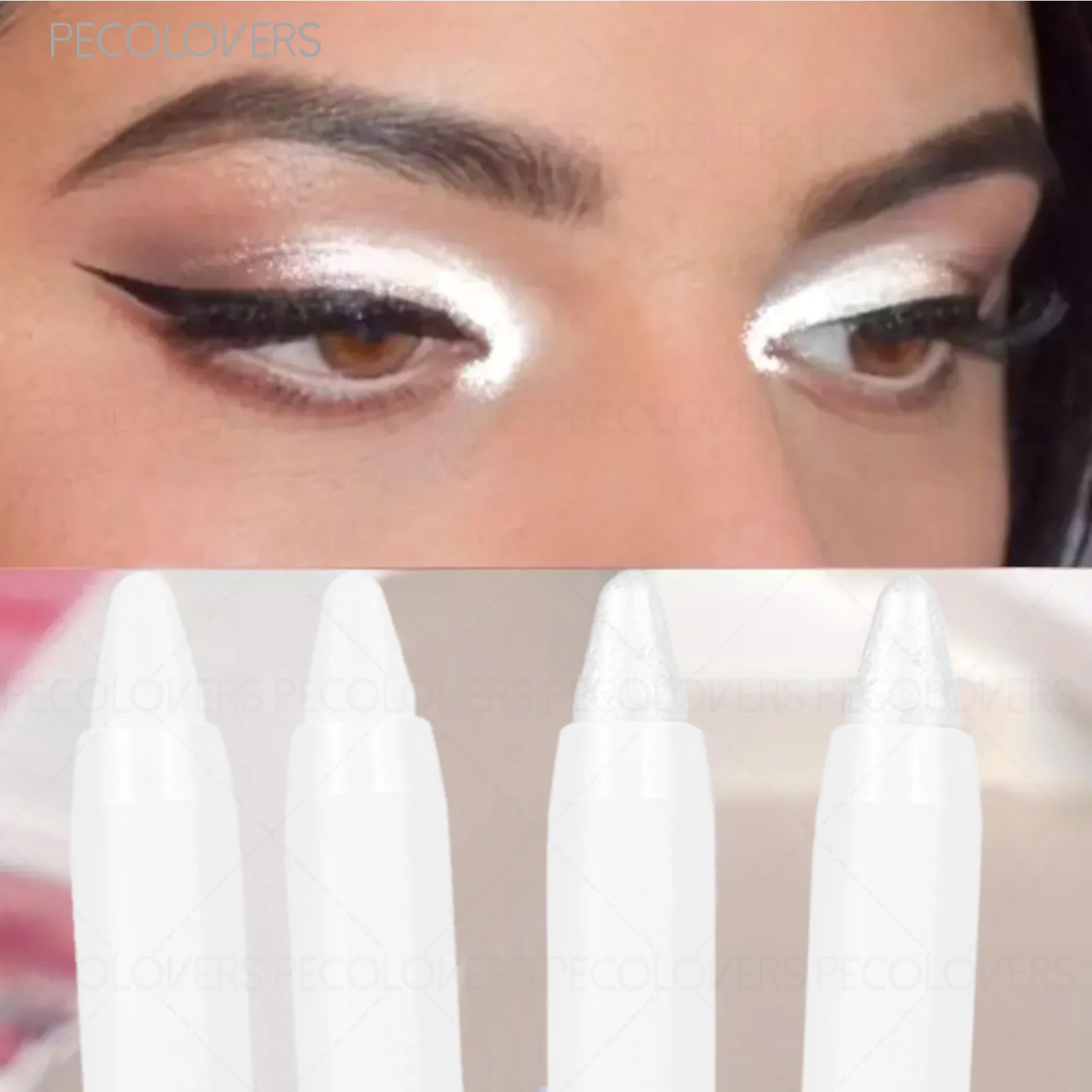 Shiny Eyeshadow Pen Highlighter Shimmer Highlight Stick Brightening Qme