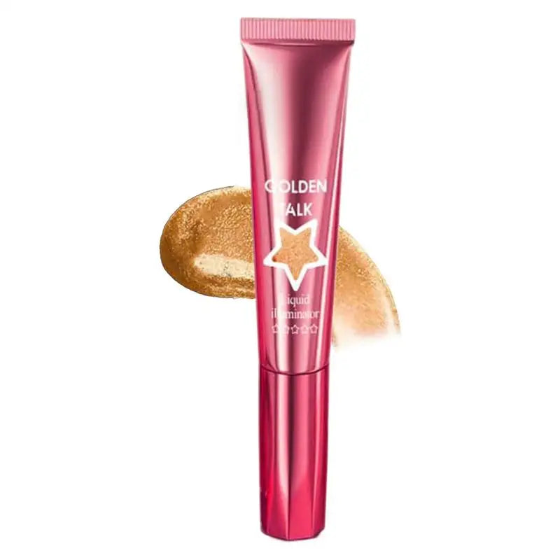 Liquid Shimmer Face Blusher Smooth Cheek Eye Lip Blush Highlighter Qme