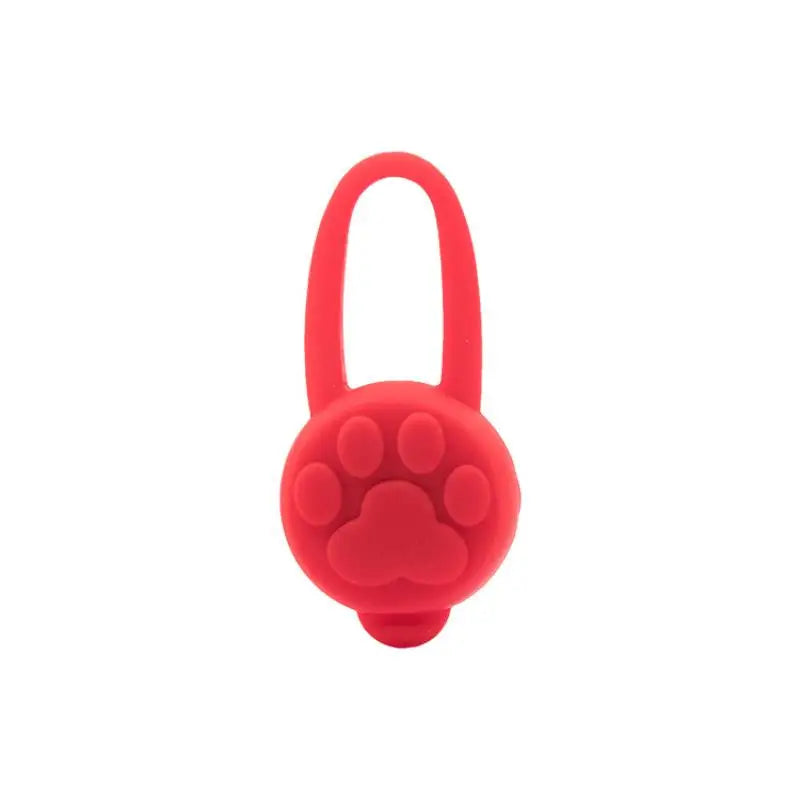 Silicone Pet Cat Dog Night LED Flashlight Luminous Pendant Prevent Qme A1