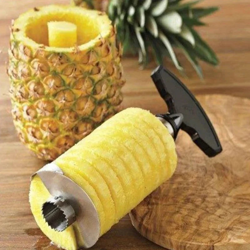 1pcs Pineapple Slicer Peeler Peeler Stainless Steel Fruit Tools Cooking Tools Kitchen Accessories Kitchen Gadgets Qme