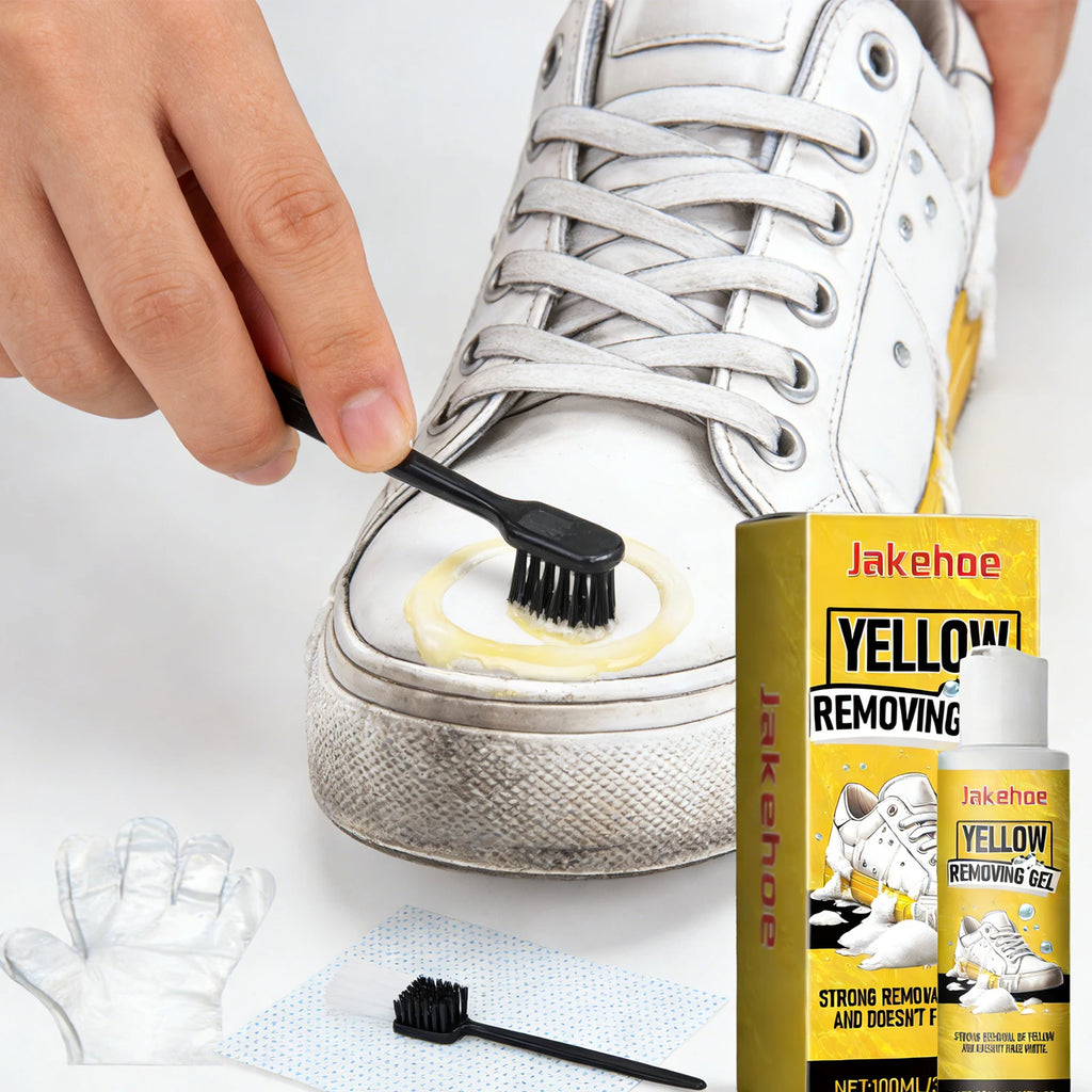 White Shoe Cleaning Gel Effectively Removing Stubborn Stains Preventing Shoes Yellowing Eliminate Odors Shoe Yellow Removing Gel Qme